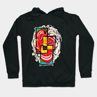 Abstract Rose Hoodie